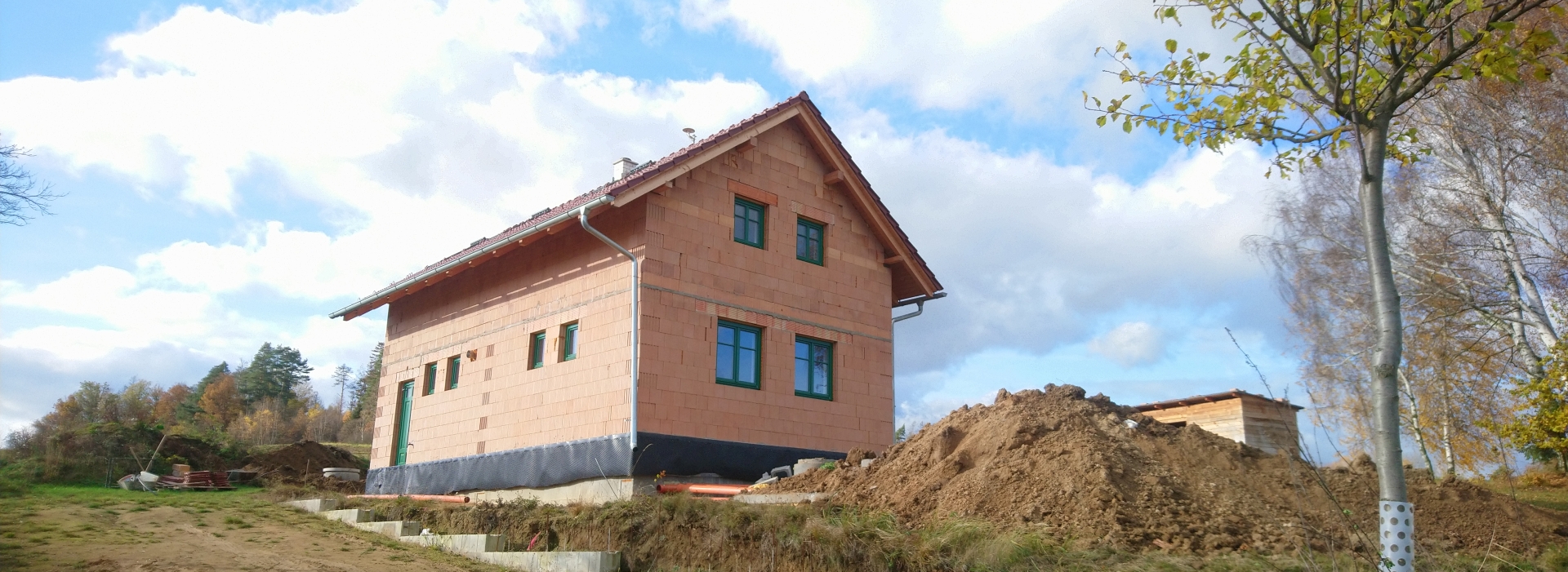 Větrání víceúčelového domu u vodní nádrže Švihov