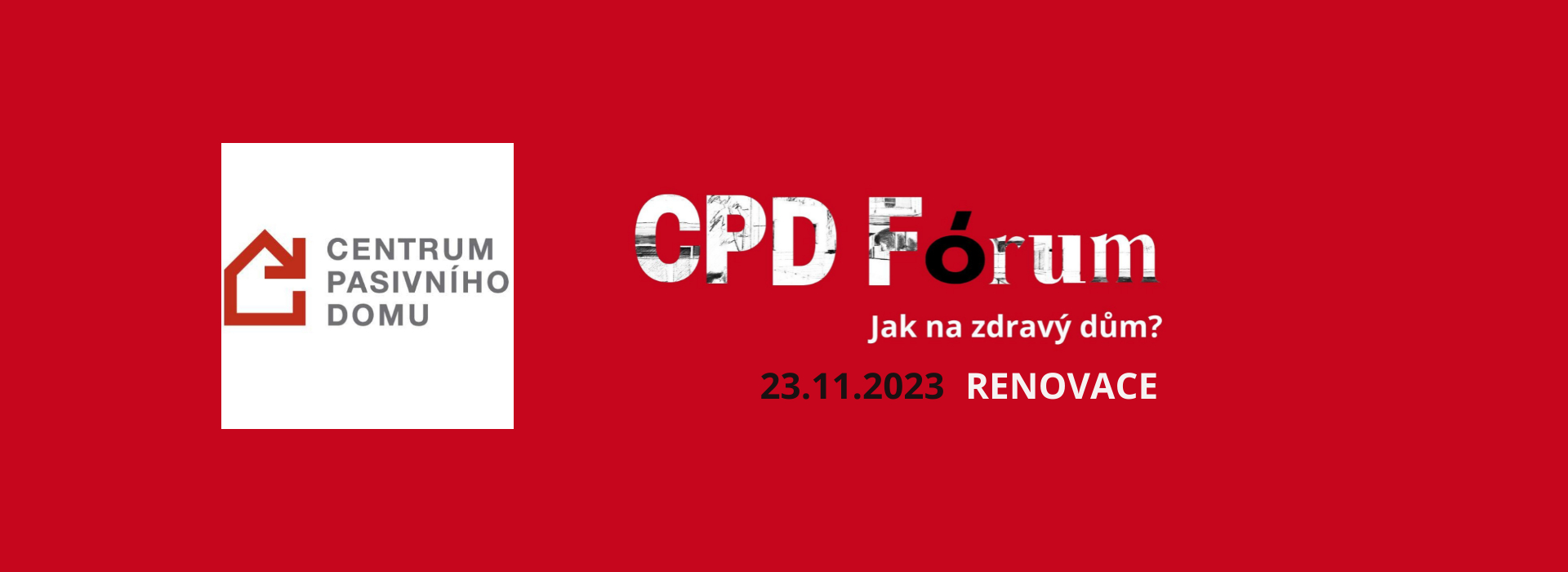 Pozvánka na Fórum Centra pasivního domu – renovace