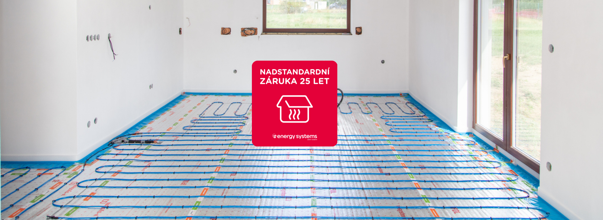 Nadstandardní záruka na podlahové topení 25 let