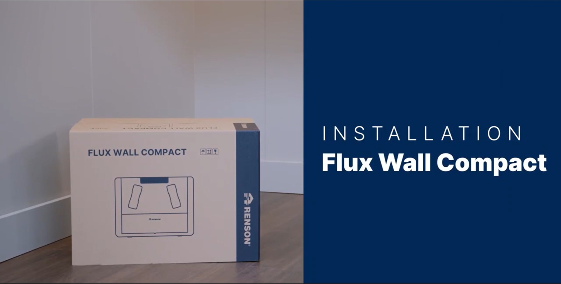 Videonávod k instalaci FLUX+ Wall Compact
